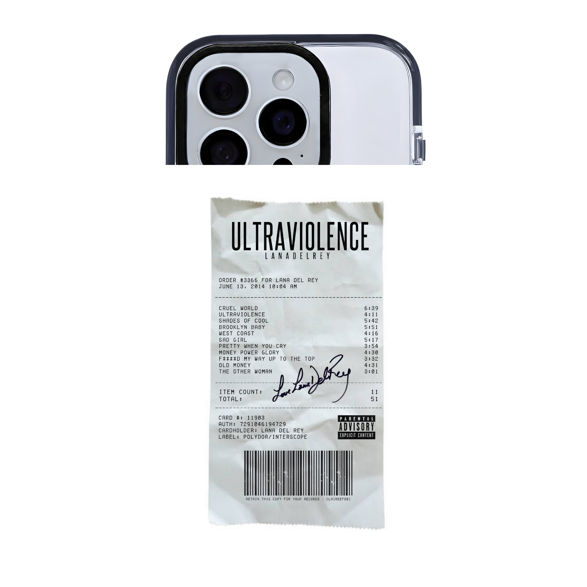 ULTRAVIOLENCE LANA DEL REY